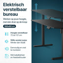 Flowsense Zit Sta Bureau -  160 x 60 cm